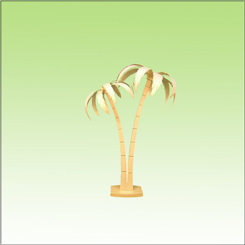 Palmen,  2 Stk. passend zu Krippenfiguren - 12 cm