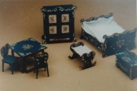 Puppenmöbel - Bauern-Schlafzimmer